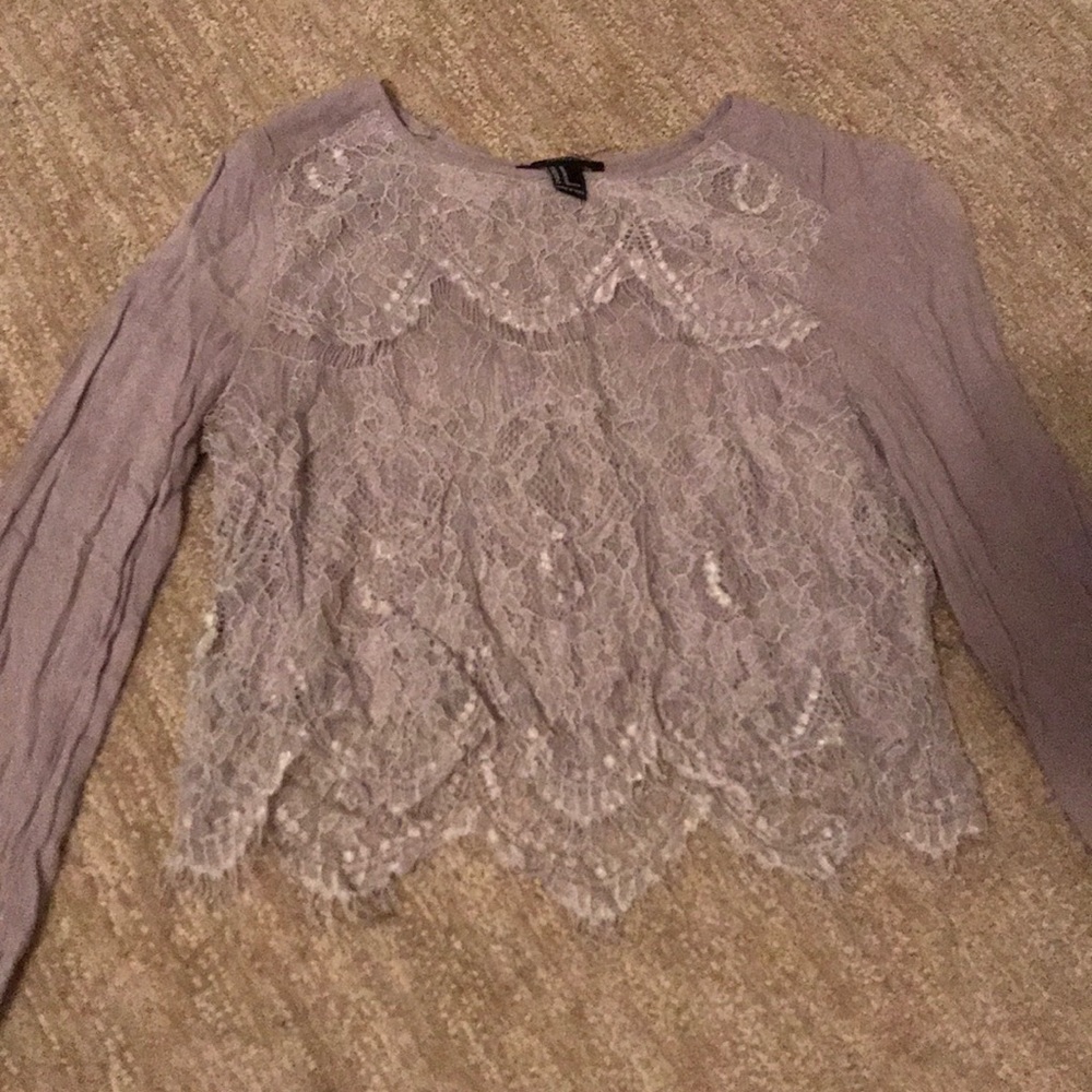 Gray blouse